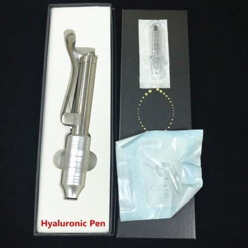 2019 Hyaluronic Injection Pen Massage Atomizer Pen Kit High Pressure Acid Micro Guns Anti Wrinkle Water Syringe Needle