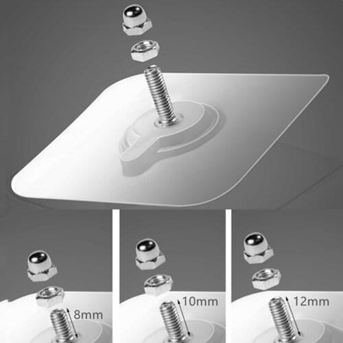 5Pcs PVC Strong Adhesive Nails Wall Poster Seamless Wall Hook Waterproof Durable Transparent Kitchen Bathroom Screw Hook Hanger