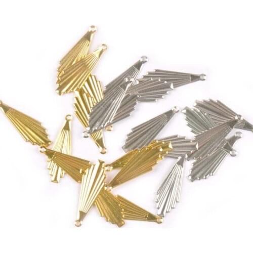 50Pcs 8x28mm Gold And Silver Metal Crafts Flower Filigree Wraps Connectors For DIY Scrapbook Craft Home Decor Supplies yk0763