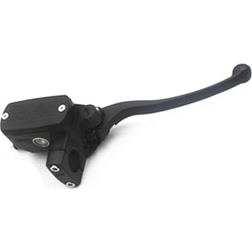 7/8" 22mm Handle Bar Motorcycle Black Master Brake Cylinder Lever For Harley Honda Kawasaki Suzuki Yamaha Ducati KtN