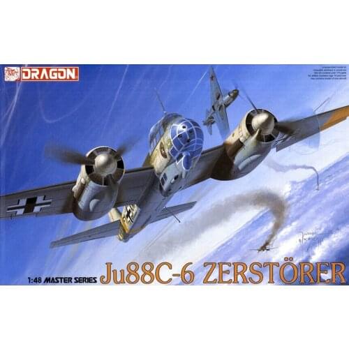 DRAGON 5536 1/48 Ju88C-6 Zerstorer - Scale Model Kit