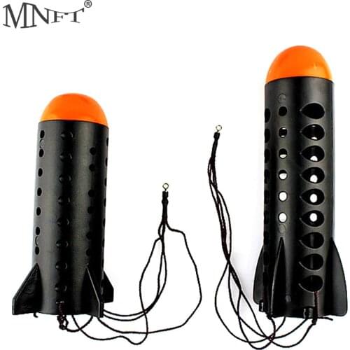 MNFT 2PCS Carp Fishing Baitcage Pellet Boilies Rocket Feeder Float Spod Bomb Large Rockets Tackle