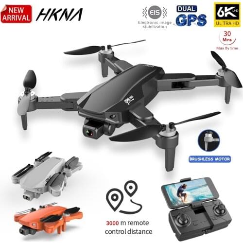 HKNA S608 Pro GPS Drone 4k Profesional 6K HD Dual Camera Aerial Photography Brushless Foldable Quadcopter RC Distance 3KM
