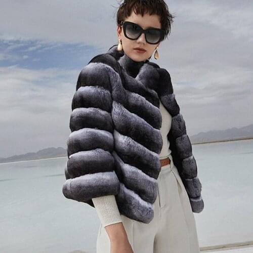 Top Selling Fur Coat Women Real Rex Rabbit Fur Jacket Winter Warm Fashion Outwear 2020 New Arrival