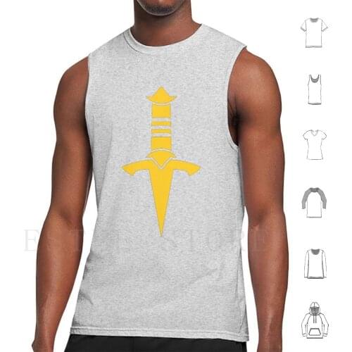 Tesla Dagger Logo Tank Tops Vest Cotton Elonmusk Evil Tesla