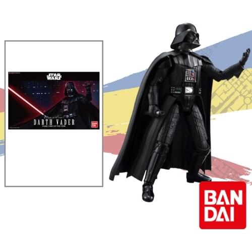 Original BANDAI Star Wars 1/12 Darth Vader Assembly model Assemble Model Kits Anime Action Figures Toys Kids Gifts