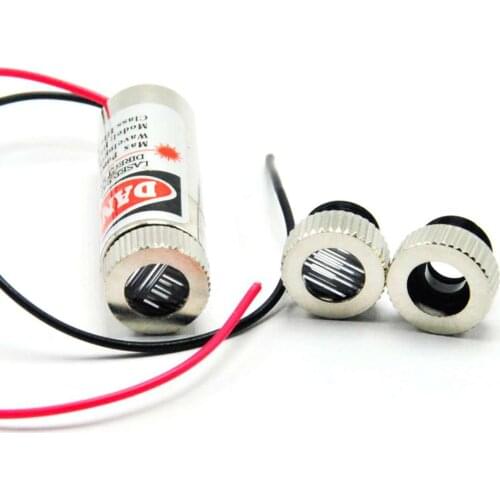 Adjusted Red Lasers 650nm 50mw Dot Line Cross 3 in 1 Diode Module 12x35mm w/Driver In