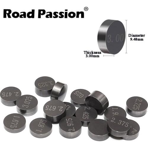 Road Passion 46pcs Motorcycle 9.48mm 9.48 mm Diameter Valve Shims For Suzuki LT-A750X LT-A750XP LT-A750XPZ LT-R450Z LT-Z400