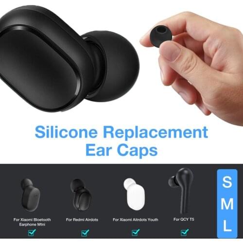 Silicone Earphones Cap for Redmi AirDots / Airdots Youth / QCY T5 / T5S / T1C Replacement Earplug