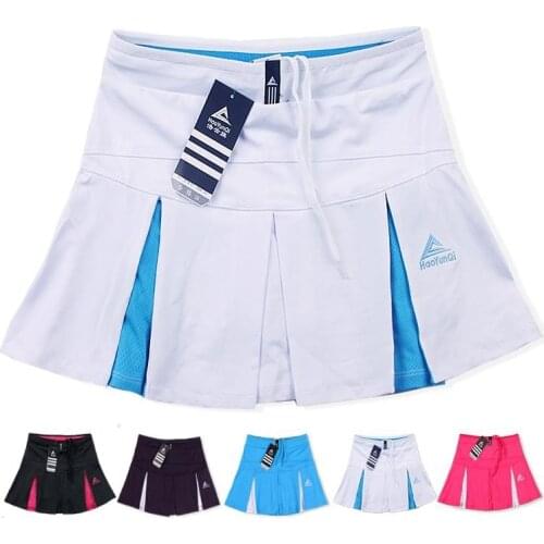 Half length tennis skirt , Girls Sports Skorts , quick drying lady split white large size thin fitness yoga slim running skirt