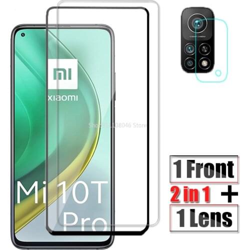Screen Protector Glass For Xiaomi Mi 10T Pro Protection Glass On For Xiami Mi 10T Lite Camera Len Tempered Protective Film Mi10T