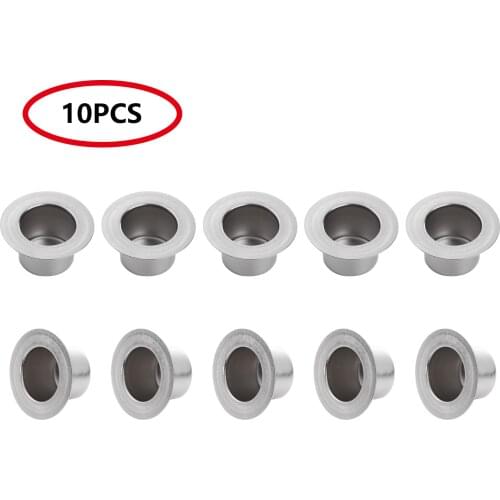 10Pc Metal Candle Holders Cups fit Standard Tapered Wax Candles or Votive Pegs Brass Color Finish Lamp Candle Making Accessories