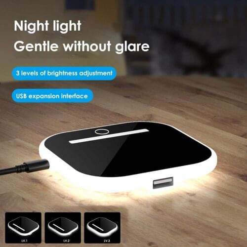 10W Qi Wireless Mobile Phone Charger Fast Charging Pad with 3 Mode LED Light Wireless Charger