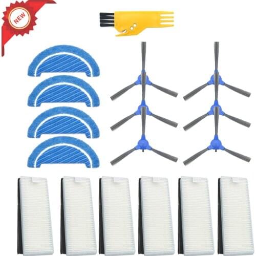 Robot side brush hepa filter mop cloth For Cecotec Conga Excellence 1090 robot vacuum cleaner parts accessories replacement kit