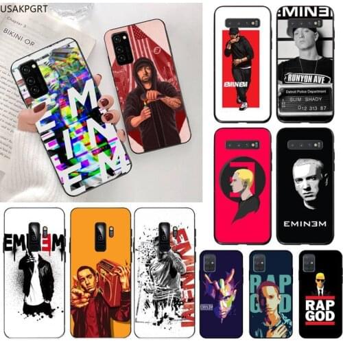 Eminem Rap Singer Phone Case for Samsung S20 plus Ultra S6 S7 edge S8 S9 plus S10 5G lite 2020