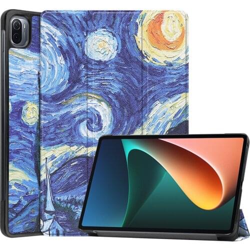 Case For Xiaomi Mi Pad 5/5Pro/5Pro 5G Hard PU Leather Flip Cover For Mi Pad 5 Smart Sleep Wake Up Tablet Fundas