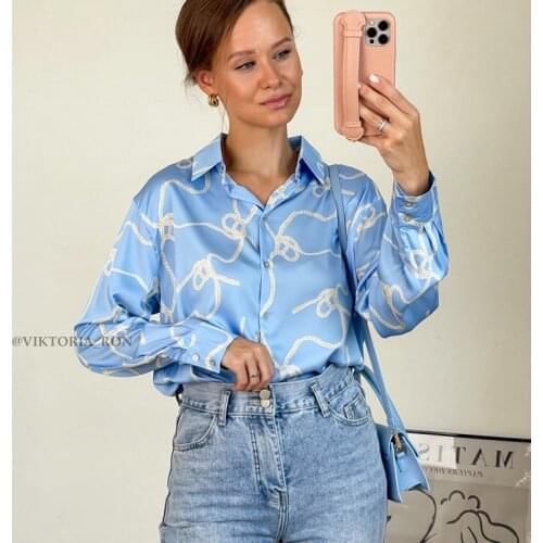 Синие блузки Cnlalaxury China At AliExpress