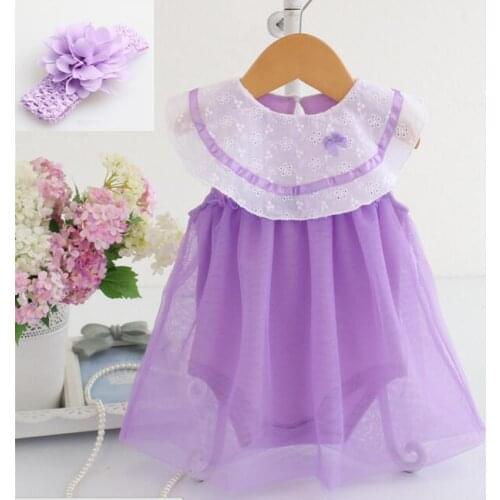 Baby reborn doll clothes pink/purple ribbon bow dress romper for 50-55cm reborn baby girl doll accessories