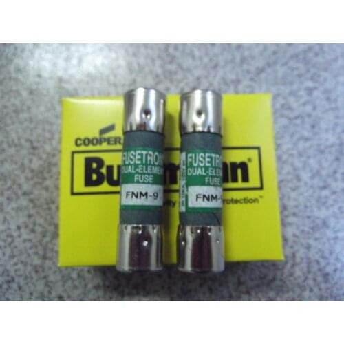 FNM-9 BUSSMANN Boshi Man United States 10X38 fuse / fuse 9A 250V Authentic