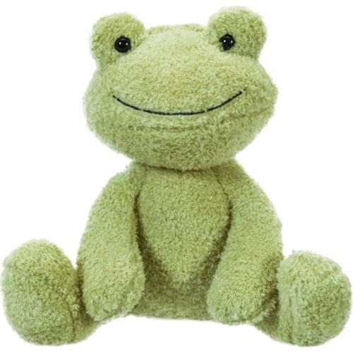 Kawaii Frog Plush Toy Soft Stuffed Animal Frog Plushie Figure Doll 23cm