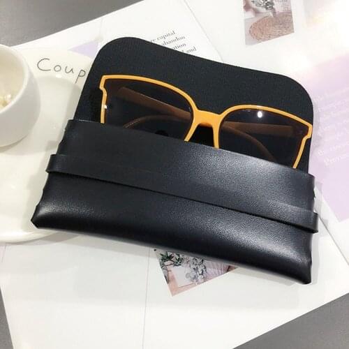 Fashion Glasses Bag Women Men Leather Handmade Protective Case Portable Sunglasses Case Reading Eyeglasses Box Accessories