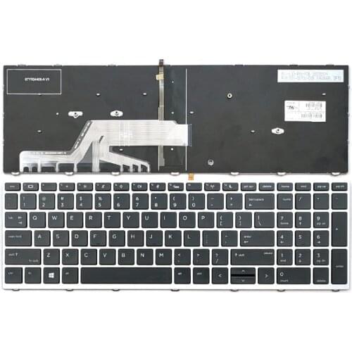 New For HP Probook 450 455 470 G5 Series Laptop Keyboard US Backlit L01027-001