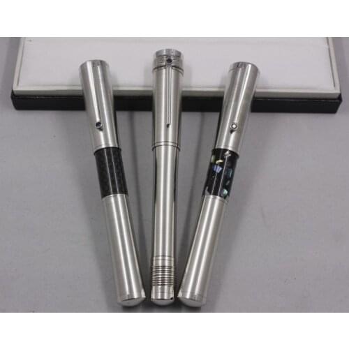 2021 New Quality mon Limited Mahatma Gandh Metal Carbon Fiber Marble Signature Pen Fountain Roller Ballpoint blanc ink Pens