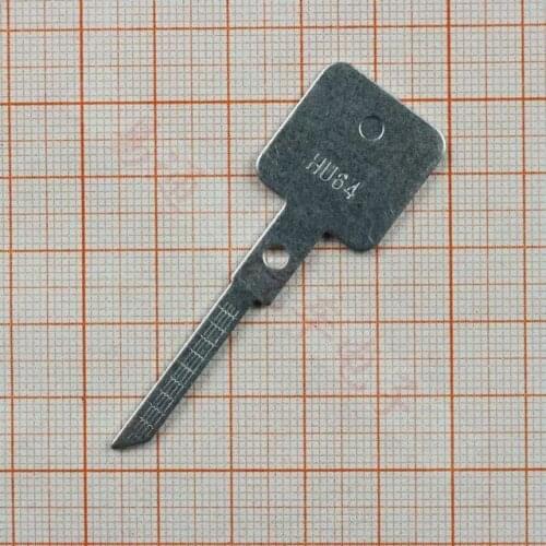 Original Engraved Line Key for 2 in 1 LiShi HU64 key tool scale shearing teeth blank car key locksmith tools