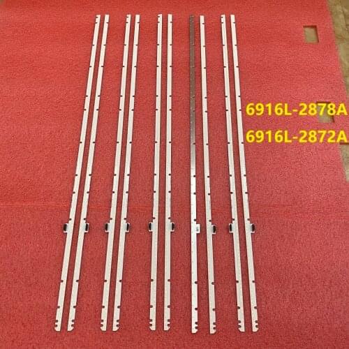 5set=10pcs LED backlight strip for LG 60SJ85090 60SJ8509 60"V17 AS1 2872 2878 R-L Type 6916L2878A 6916L2872A