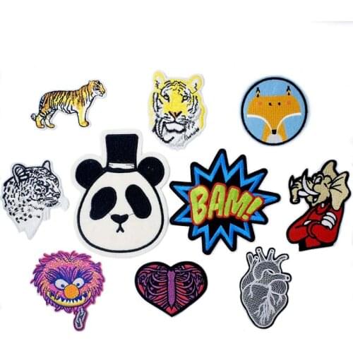 Zoo Beast BAM Organ Iron clothes stitch sew seam cloth textile adornment decoration garnish of coat topcoat jacket trousers bag