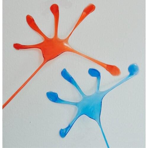 10PCS Elastic Sticky Palm Slap Hands Palm Toy Gags Practical Jokes Novelty Toys For Children Kids Party Favors Toy Random