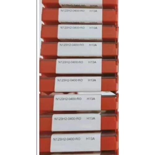 10PCS CARBIDE INSERT N123H2-0400-R0 H13A
