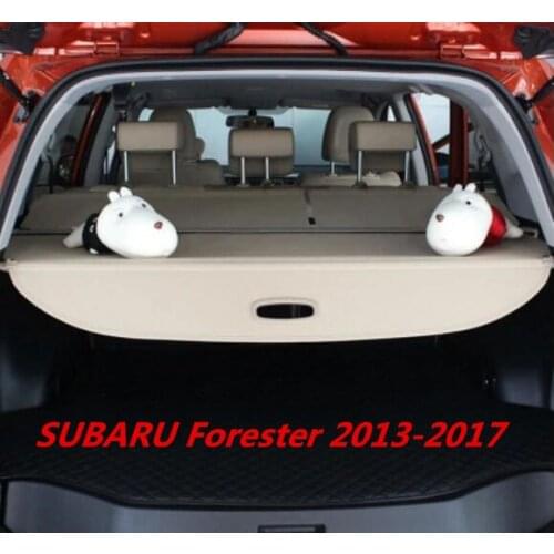 Car Rear Trunk Security Shield Cargo Cover For SUBARU Forester 2013 2014 2015 2016 2017 2018 High Qualit Auto Accessories