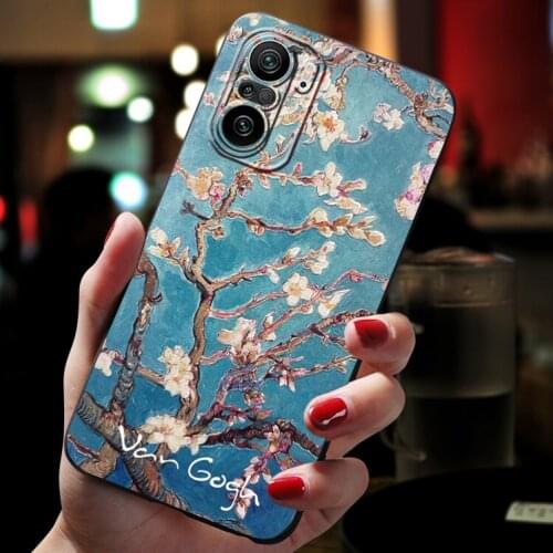 For Xiomi Xiaomi Poco F3 X3 NFC M3 F2 Pro GT Case Cover For Fundas Xiaomi Poco F 3 X 3 GT M 3 Pro Case Cute 3D Art Phone Case
