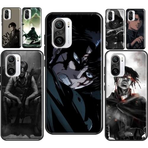 Levi Ackerman Attack On Titan For POCO F3 M3 POCO X3 Pro Case For Xiaomi Mi 11 Lite Note 10 Mi 9T 10T Pro Back Cover