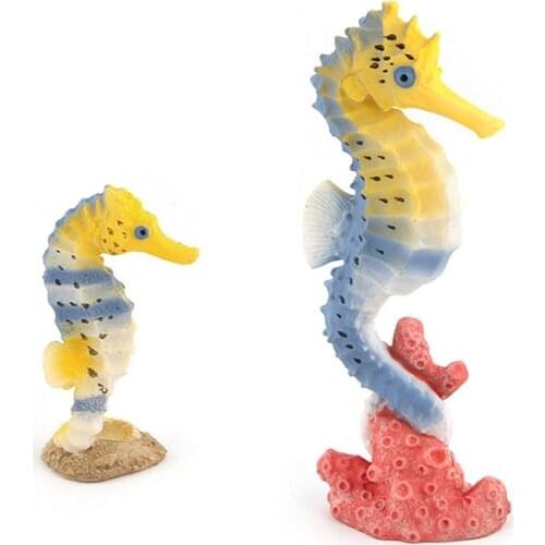 Kids Early Educational Hippocampus Sea Animal Miniature Decoration Action Figure Marine Creatures Model