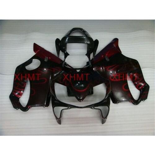 For CBR600 F4i 2001 - 2003 Motorcycle Fairing CBR 600 01 Motorcycle Fairing for Honda Cbr600 2003 Black Red Frame Fairing