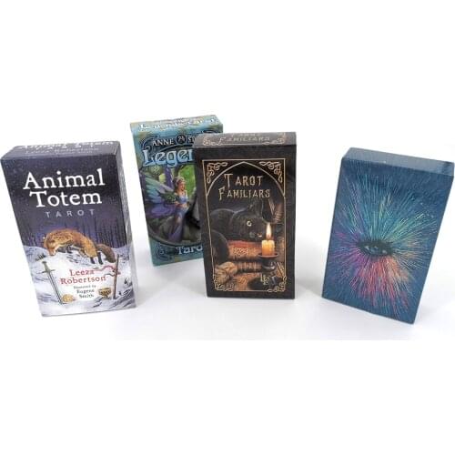 78 Cards English Spanish Tarot Cards Deck Playing Card Board Game Legends Tarot With Colorful Box Table Cards Family Gift