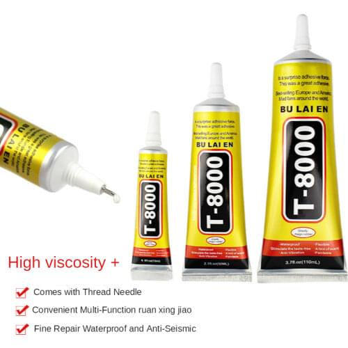 15/50/110ml LCD Frame Adhesive Glue T8000 Electronic Component Screen Bonding Glass Frame Repair Glue