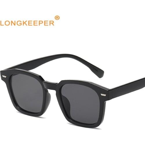 Big Frame Square Sunglasses Women Trend Rivet Ladies' Luxury Designer Sun Glasses Black Lens Hot Sale Eyewear Gafas De Sol