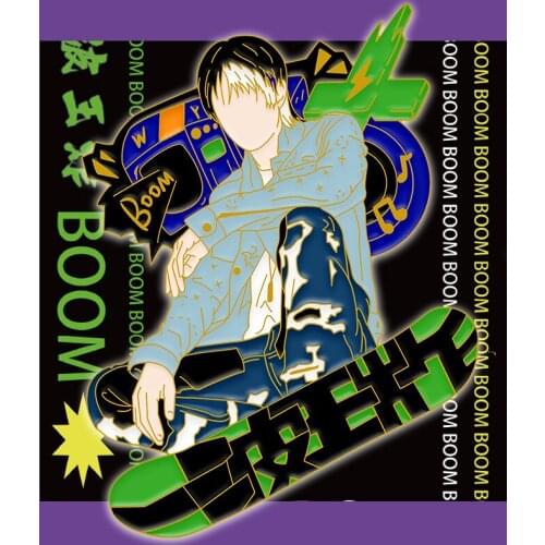 Wang Yibo Street Dance of China Captain Metal Badge Brooch Pin MDZS The Untamed Cosplay Limit Cos Gift