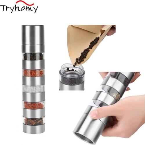 Mini Outdoor Camping Spice Jars Bottle Portable BBQ Picnic Spice Seasoning Container Storage Box Cookware Set New 2021