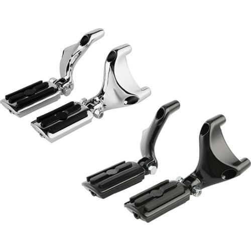 Motorcycle Footrests Mounting Brackets & Foot Pegs For Harley 883 1200 XL Sportster 2004-2013