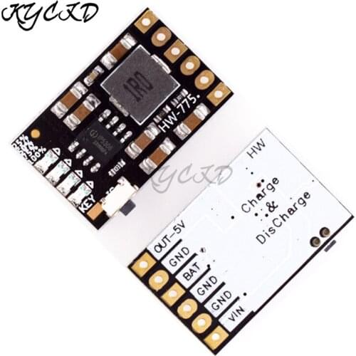 DC 5V 2A Step Up 18650 Lithium Li-ion Battery Charging Discharge Integrated Module with Overvoltage/Short Circuit Protection