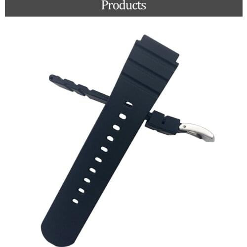 25 x 21 For Lum Corps Watch Resin Rubber Watch Band 390 13001 3000 Universal 21mm Watch Accessories