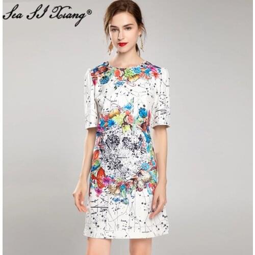 Seasixiang Short Dresses For Women