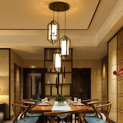 Modern Chinese Handmade Simple Iron Man Long Pendant Lights Hotel Restaurant Club Designer Custom Pendant Lamps