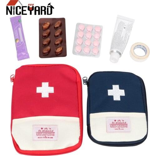 NICEYARD Home Medicine Storage Bag Emergency Survival Kit Portable Mini Car First Aid Kit Pouch Outdoor Travel Medical Bag