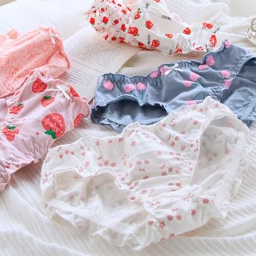 New Arrived 4Pcs/Lot Girl Panties Underwear Cotton Lingerie Soft Comfortable Bowknot Cartoon Panty Wholesale 377-4