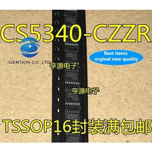 5PCS CS5340CZZ 5340CZZ CS5340-CZZR audio A/D converter chip in stock 100% new and original